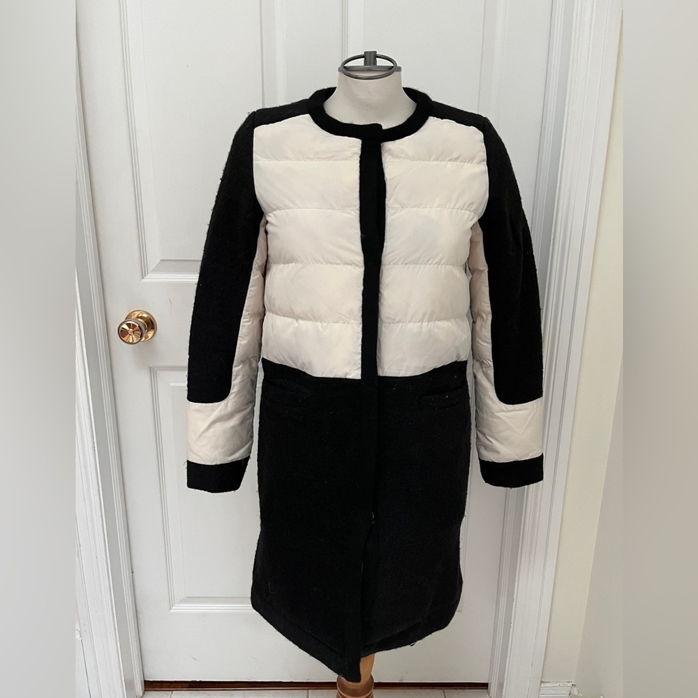 Little Lady coat with puffer sections size small